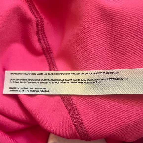 Free People Movement Back it Up Onesie Jumpsuit Dragonfruit Size Small - Picture 9 of 9